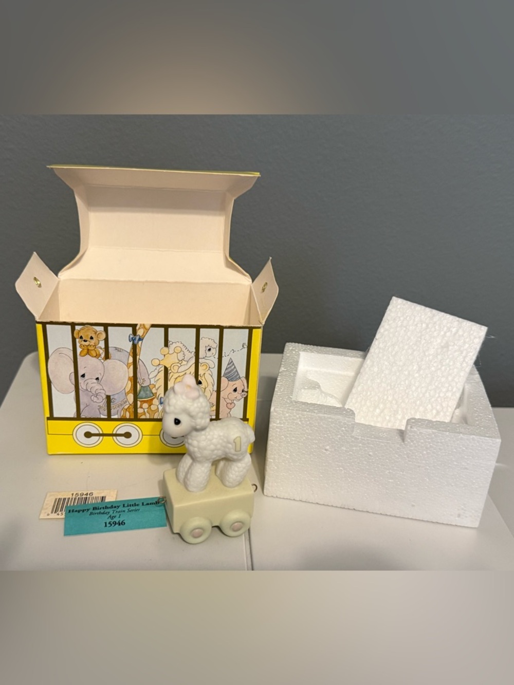 Precious Moments Birthday Train One Lamb